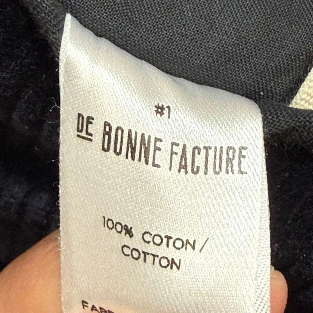 De Bonne Facture Navy Blue Corduroy Easy Trousers France Mens Size 46 US 32x30